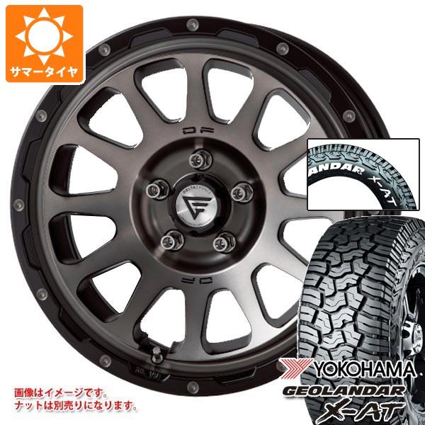 ミツビシ デリカD5用 サマータイヤ ヨコハマ ジオランダー X-AT G016 225/70R16 103S ホワイトレター デルタフォース オーバル 7.0-16