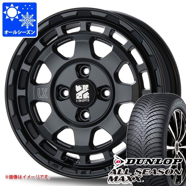 スズキ ハスラー用 オールシーズンタイヤ ダンロップ オールシーズンマックス AS1 165/70R14 81S MLJ エクストリームJ サバンザ 4.5-1