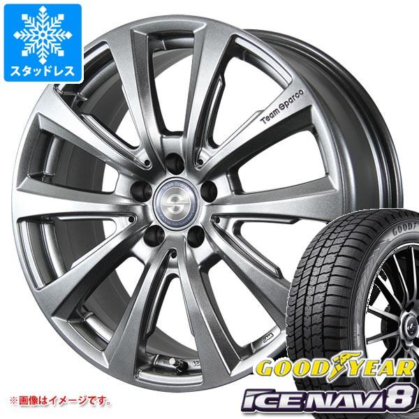 アウディ S5 FU系用 スタッドレス グッドイヤー アイスナビ8 245/40R19 98Q XL チームスパルコ ヴァローザ ver.02