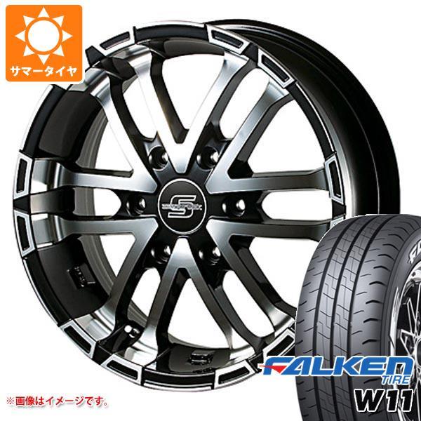 ハイエース 200系用 サマータイヤ ファルケン W11 215/60R17C 109/107N ホワイトレター ゼロブレイクS 6.5-17