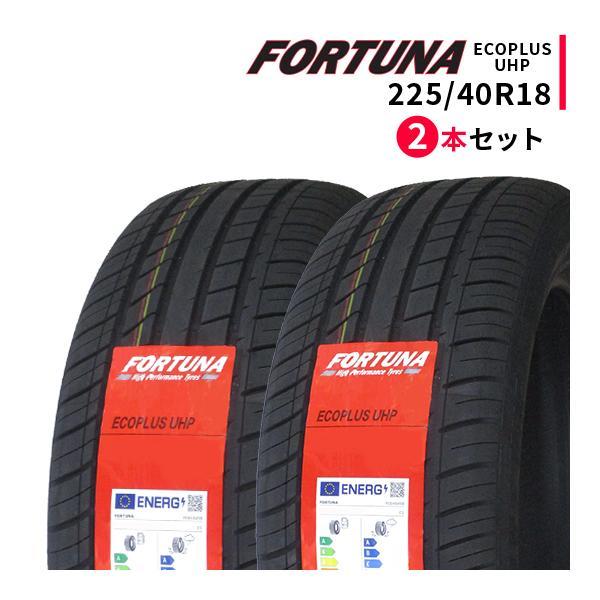 2本セット 225/40R18 2023年製造 新品サマータイヤ FORTUNA ECOPLUS 
