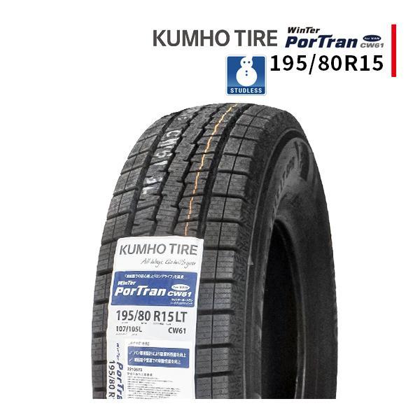 KUMHO（クムホ） 195/80R15 2025年製 新品スタッドレスタイヤ KUMHO 