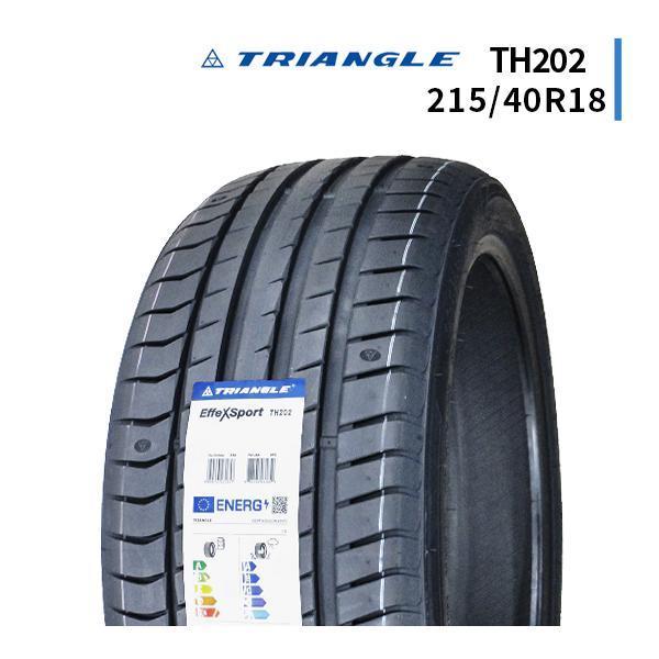 輸入サマータイヤ TRIANGLE TH202 215/40R18 4本セット TRIANGLE（タイヤ） 215/40R18 4本セット 2025年製造 新品サマー