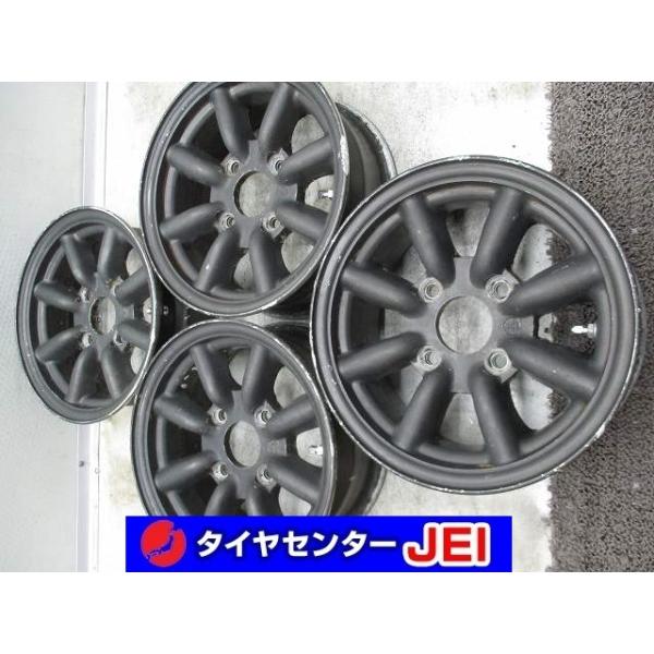 最終値下げ 13インチ 5スポークホイールセット ワタナベ 当時物 旧車 13インチ ワタナベ 5.5J+16 114.3 希少 当時物 旧車 中古アルミ