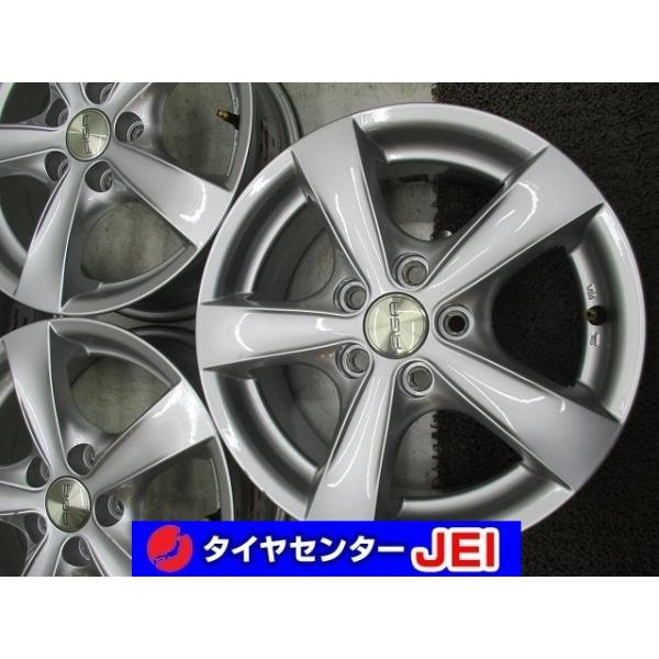 14インチ AGA 100 5.5J+40 フォルクスワーゲン ポロ 中古アルミ