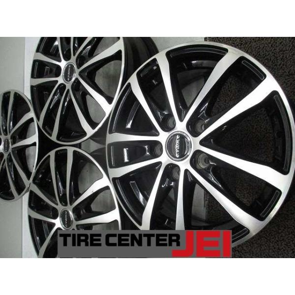15インチ6J　アルミホイール　ヴォクシー等に 15インチ e:vance 6J+53 114.3 ノア/ヴォクシー 中古アルミホイール4本