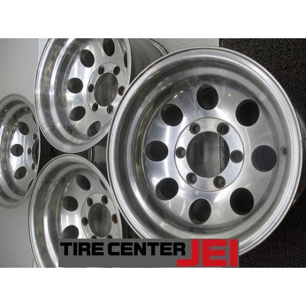 ミッキートンプソン 15インチ8J-28 6穴 4本　ランクル プラド 15インチ M/T ミッキートンプソン 8J-28 139.7 ランクル 中古アルミ
