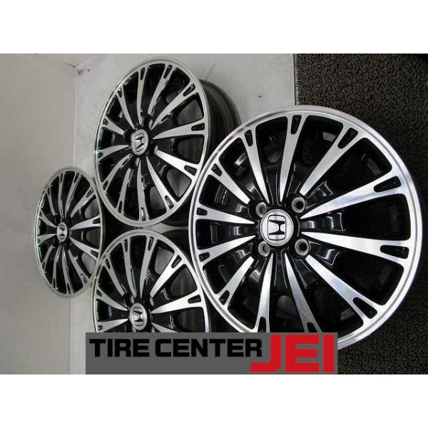 中古アルミ15Ｘ4.5　ホンダＮ-ＢＯＸカスタム純正アルミ　４本セット tirecenter-jei_a15-5818