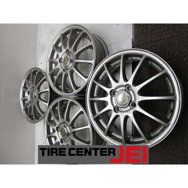 ブリヂストン エコフォルム 15インチ 15インチ ブリヂストン エコフォルム 4.5J+47 100 軽自動車 中古アルミ