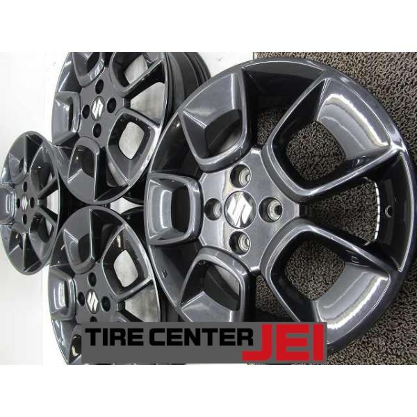 16インチ スズキ クロスビー純正 5J+40 100 中古アルミホイール【4本セット】送料無料(A16-5605）