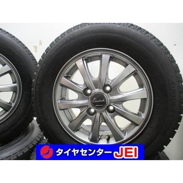 13インチ ブリヂストン 145/80R13 4J+43 100 軽自動車 中古