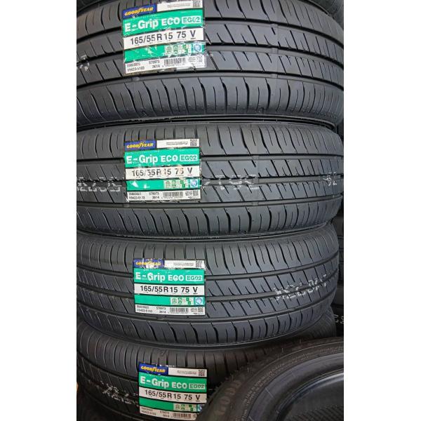 2026年製 グッドイヤー EfficientGrip ECO EG02 165/55R15 4本 E-Grip
