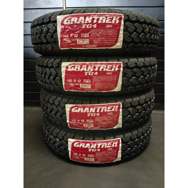 2026年製】 ダンロップ GRANTREK TG4 145R12 8PR 4本価格 （145/80R12