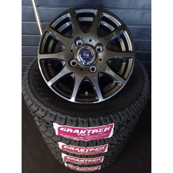 2026年製】ダンロップ GRANTREK TG4 145/80R12 80/78+TIRADO ETA
