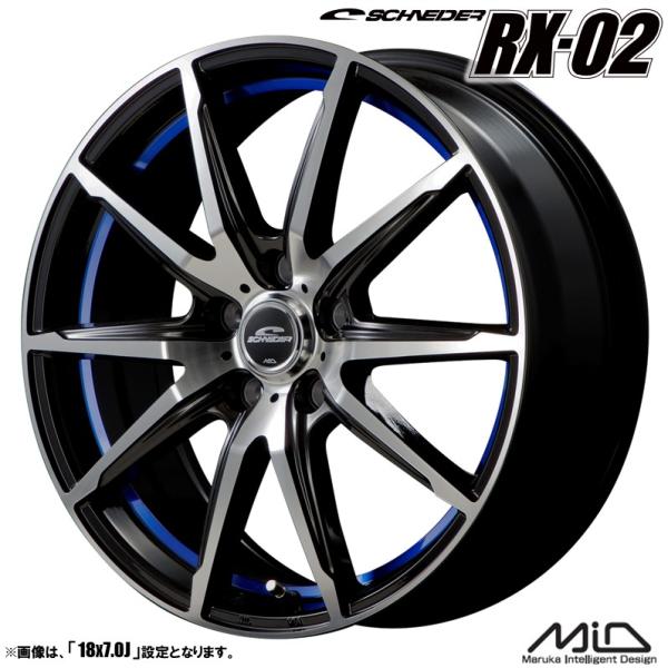 シュナイダー 4本セット SCHNEIDER RX-02 17インチ リム幅7.0J シュナイダー 4本セット SCHNEIDER RX-02 17インチ リム幅7.0J