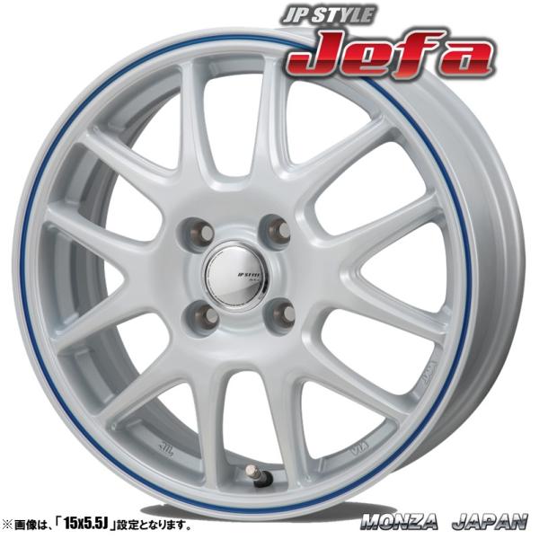 TOM'S15インチ 4穴6.5Jピッチ100ホイール２本セット 4本セット MONZA モンツァ JP STYLE Jefa ジェイピースタイル