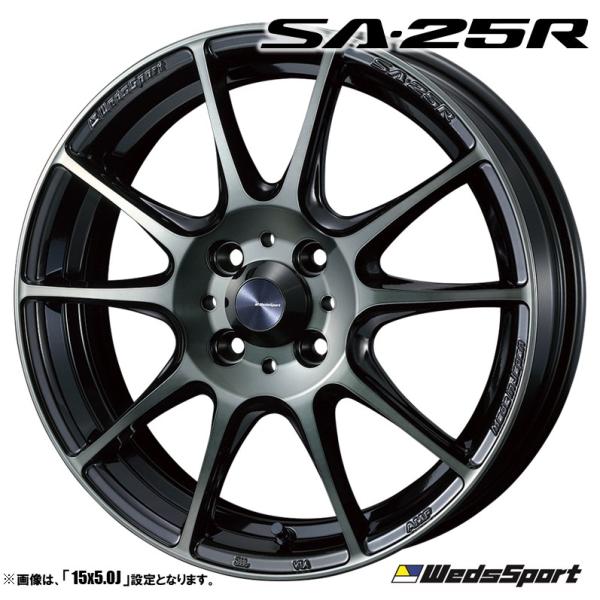 ウェッズスポーツ SA-97F 15インチ6.5J＋43 PCD100 ウェッズスポーツ SA-97F 15インチ6.5J＋43 PCD100 Weds WedsSport SA