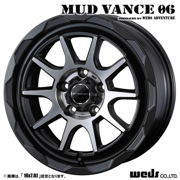 WEDS Weds ウェッズ MUD VANCE 06 マッドヴァンス 16インチ リム WEDS Weds ウェッズ MUD VANCE 06 マッドヴァンス 16インチ リム