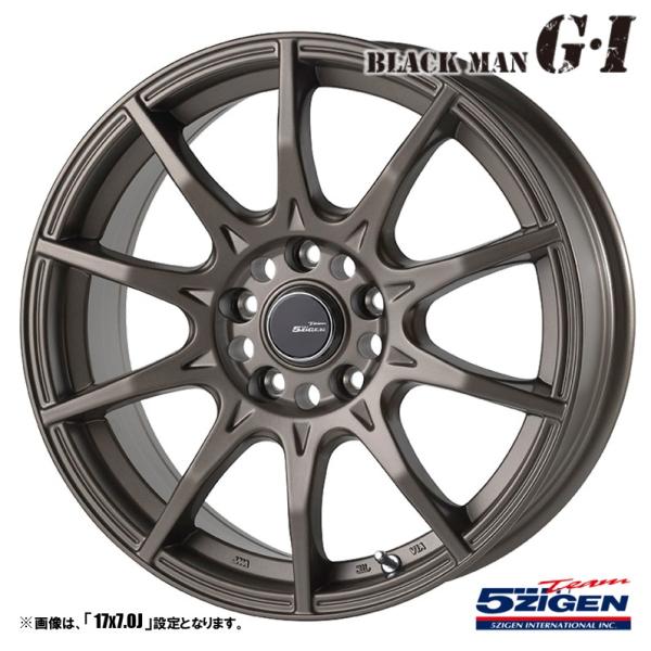 ホイール4本セット 5ZIGEN ゴジゲン BLACKMAN G・I ブラックマン ホイール4本セット 5ZIGEN ゴジゲン BLACKMAN G・I ブラックマン