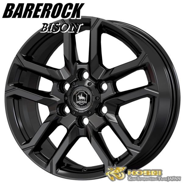 KOSEI ホイール4本セット BAREROCK ベアロック BISON バイソン KOSEI ホイール4本セット BAREROCK ベアロック BISON バイソン