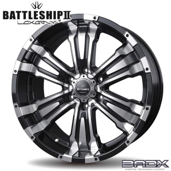 バドックス ロクサーニスポーツ15インチアルミホイール 2本 ② ロクサーニ ホイール4本セット BADX バドックス BATTLESHIP II 2