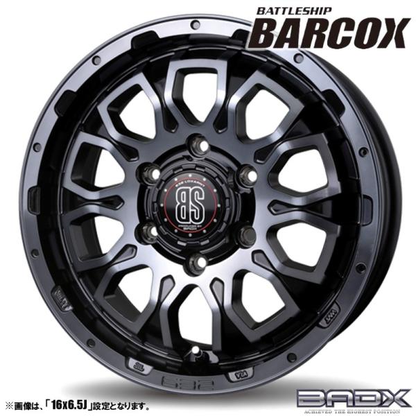 BADX 632 LOXARNY BATTLESHIP ロクサーニ バトルシップ 社外 17インチ 4本 6.5J6HPCD139.7+35 ブラポリ 深リム ハイエース等　(VHF149) クレジットカード ＱＲ決済可能 BADX 632 LOXARNY BATTLESHIP ロクサーニ バトルシップ 社外 17インチ
