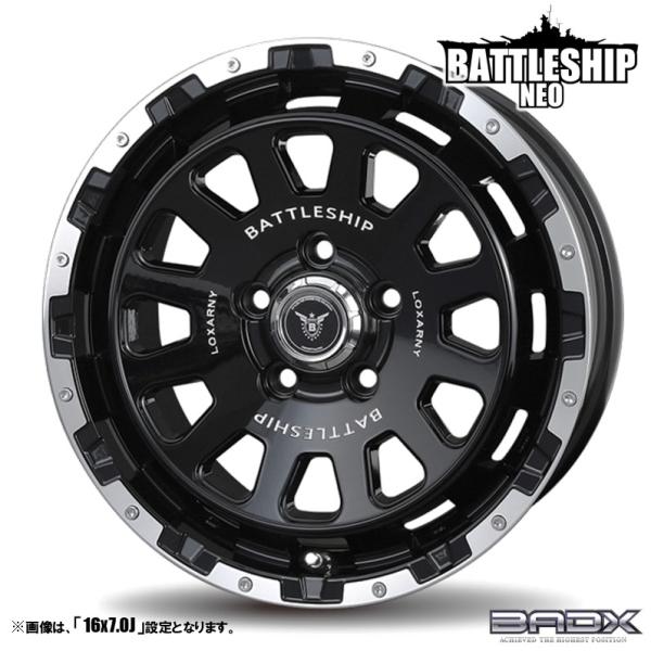 ロクサーニ ホイール4本セット BADX バドックス BATTLESHIP NEO ロクサーニ ホイール4本セット BADX バドックス BATTLESHIP NEO