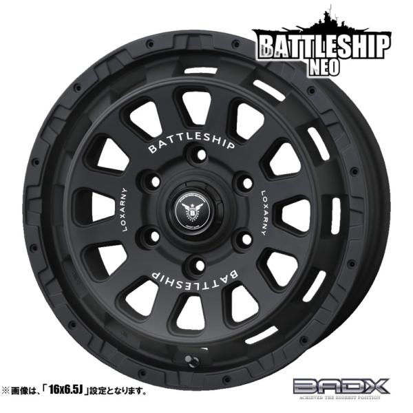 ロクサーニ ホイール4本セット BADX バドックス BATTLESHIP NEO