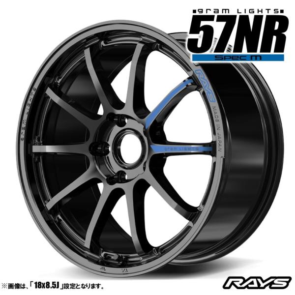 Rays GRAM LIGHTS 18インチアルミホイール 4本セットタイヤ付き