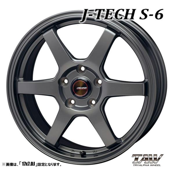 ホイール4本セット TRYALPHA トライアルファ J-TECH S-6 ジェイテック