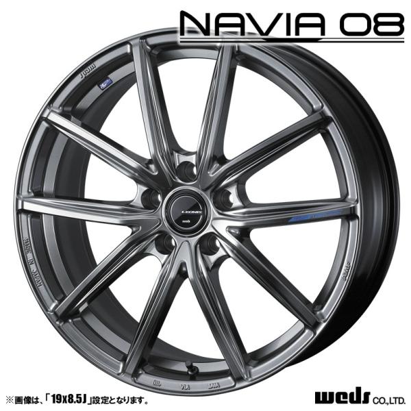 WEDS（ウェッズ） LEONIS レオニス NAVIA08 19インチ リム幅6.5J イン