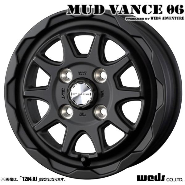 WEDS（ウェッズ） ホイール4本セット MUD VANCE 06 マッドヴァンス 12