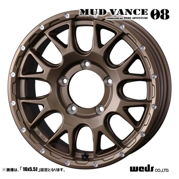 WEDS（ウェッズ） ホイール4本セット MUD VANCE 08 マッドヴァンス 15