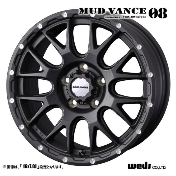 WEDS（ウェッズ） MUD VANCE 08 マッドヴァンス 16インチ リム幅7.0J