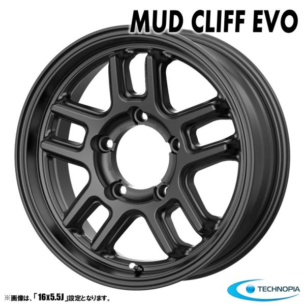 ホイール4本セット MUD CLIFF マッドクリフ EVO エボ 15インチ リム幅