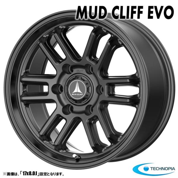 ホイール4本セット MUD CLIFF マッドクリフ EVO エボ 15インチ リム幅
