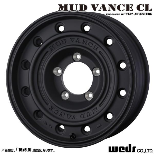 た*や様 Weds Adventure マッドヴァンス 16x7J 5 穴 ４本 tireichiba_mudvance-cl-