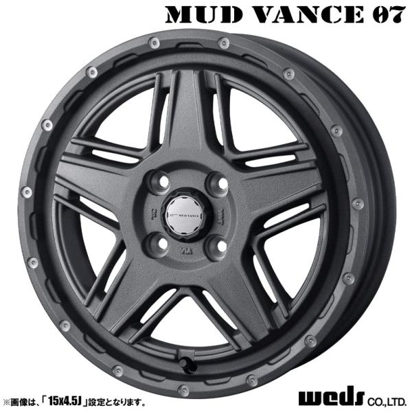 WEDS（ウェッズ） ホイール 4本セット MUD VANCE 07 マッドヴァンス 12