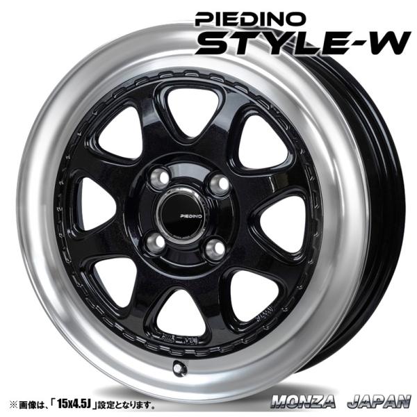 MONZA JAPAN Bany 17inc 7J +48 PCD100 5穴 MONZA JAPAN Bany 17inc 7J +48 PCD100 5穴 hachikko-bu