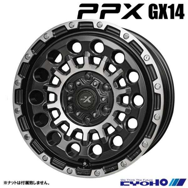 ぽよ 共豊 ホイール4本セット キョウホウ PPX GX14 ピーピーエックス 18