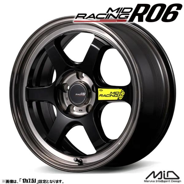マルカサービス ホイール4本セット MID RACING R06 エムアイディー