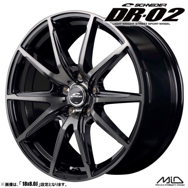シュナイダー 4本セット SCHNEIDER DR-02 17インチ リム幅7.0J イン