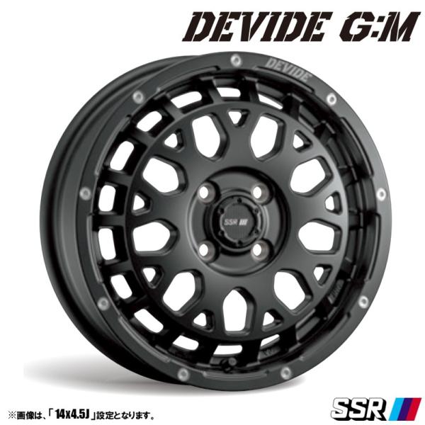 SSR DEVIDE G:M 14インチアルミホイール タイヤNo2 tireichiba_ssr-devide-gm-