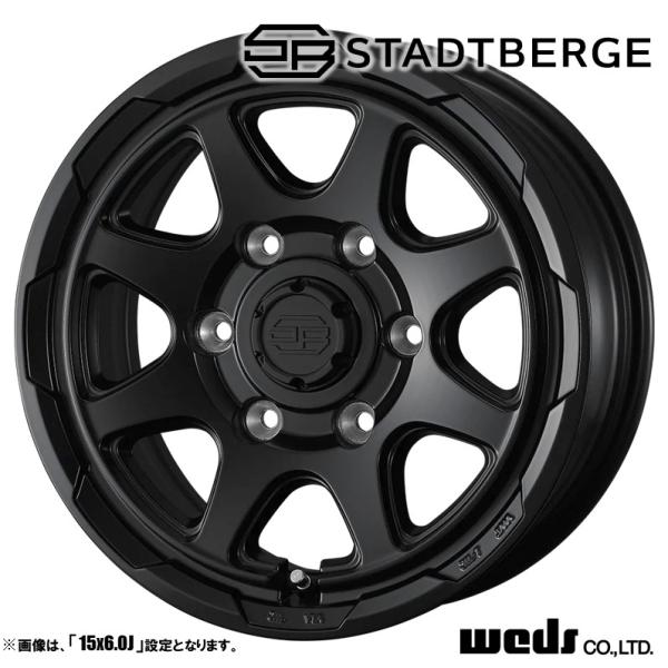 やーと ウェッズ スタットベルク 15インチ スタッドレスタイヤ WEDS 4本セット Weds ウェッズ STADTBERGE スタットベルク 15