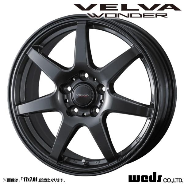 ホイール 4本 weds VELVA 155/65R13 WEDS（ウェッズ） 4本セット VELVA WONDER ヴェルヴァ ワンダー 16