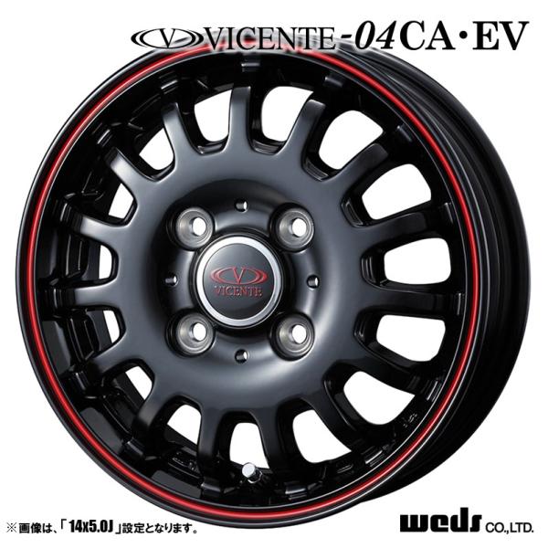 WEDS 4本セット Weds ウェッズ VICENTE ヴィセンテ04 CA EV 13