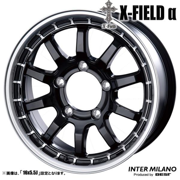 4本セット X-FIELD クロスフィールド α アルファ 15インチ リム幅5.5J