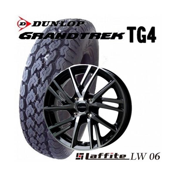 laffite アルミホイール DUNLOP タイヤ 18インチ DUNLOP（ダンロップ） 軽トラック・バン用【アルミ付オールシーズン
