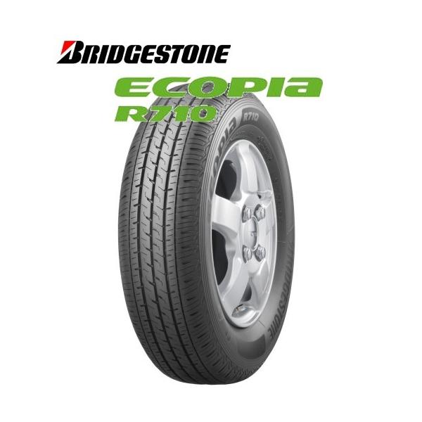 155/80R12 83/81N LT BRIDGESTONE ECOPIA R710/�u���a�X�g�� �G�R�s�A R710�y1�{���i�z