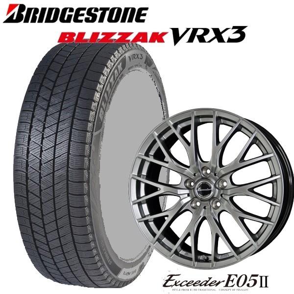 ホンダ オデッセイ純正 215/55R17 スタッドレス VRX3 4本 ① ブリザック VRX3 215/55R17 オデッセイなど【アルミ付スタッドレス4本